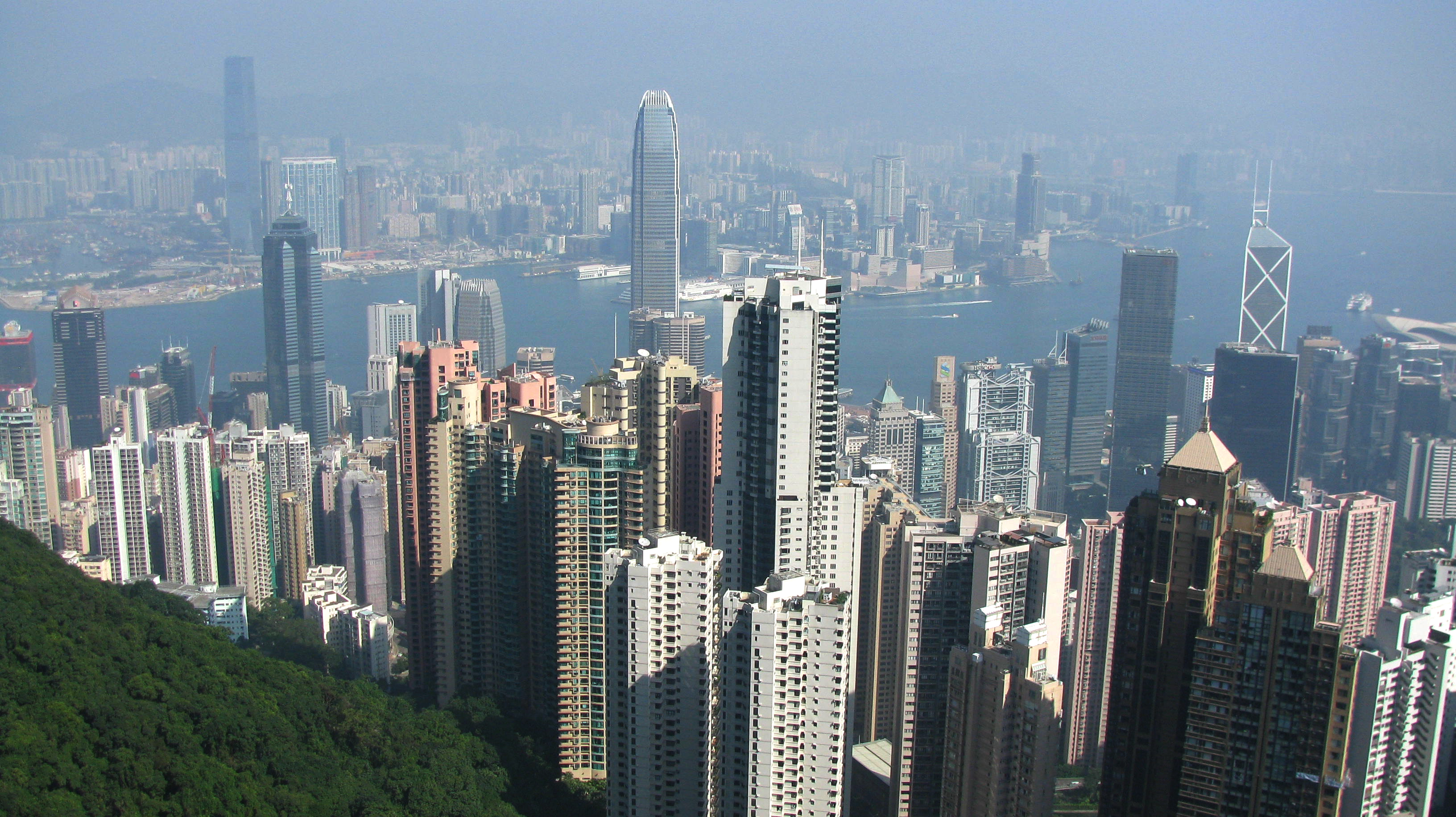 The view from Victoria Peak, Hong Kong